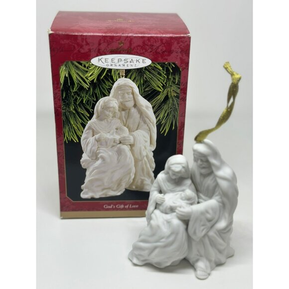 VTG 1997 Hallmark Keepsake Nativity Ornament "God's Gift of Love" by Joyce Lyle - Picture 1 of 6